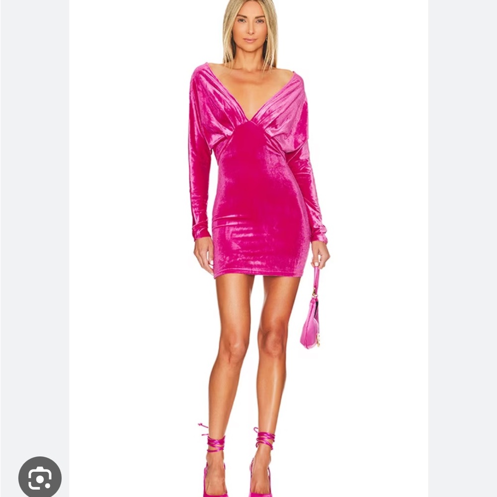 Superdown Ariana Dress Pink XS